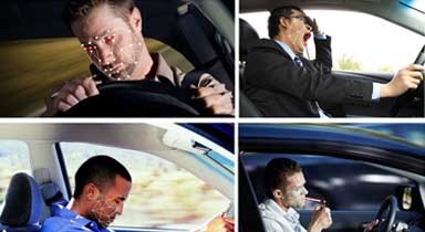 DSM驾驶员疲劳预警系统是通过什么来检测到的？